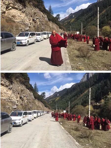 大恩上师带队赴新龙县参加年度大考